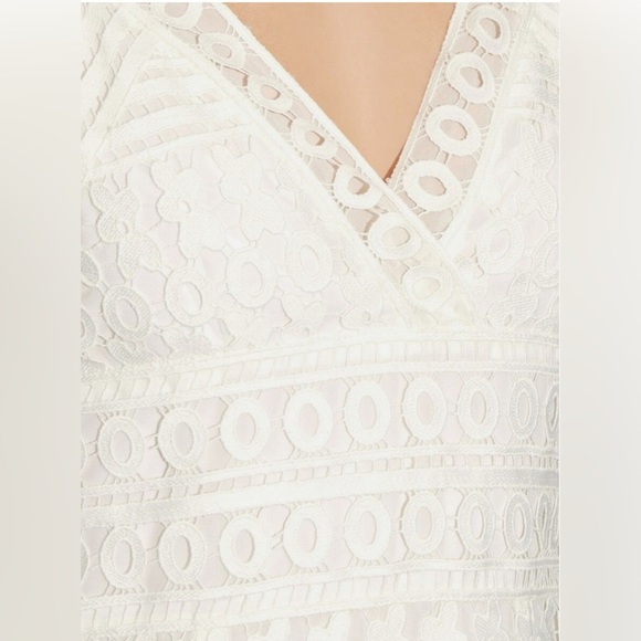 DVF TIANA SLEEVELESS LACE FLOUNCE DRESS Diana Von Furstenberg - Picture 8 of 16